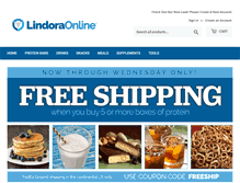 Tablet Screenshot of online.lindora.com